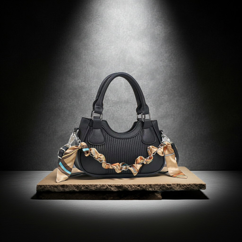 Handbags Braided Chain Crossbody Fashique Lux