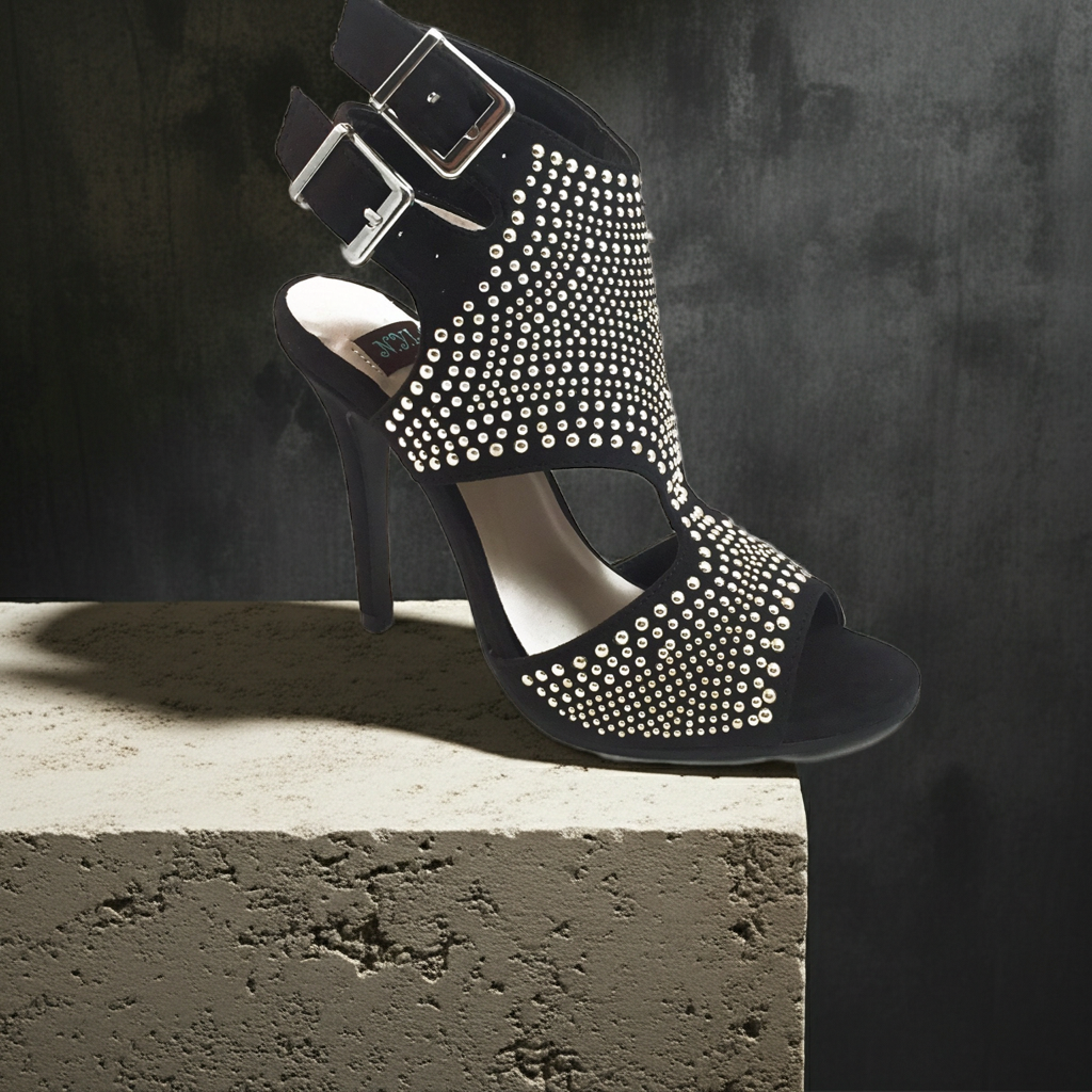 Heels Ankle Strap Stilettos Fashique Lux