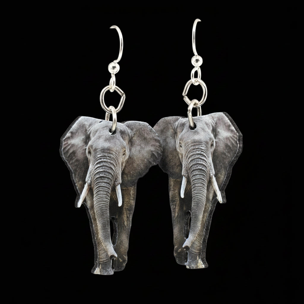 Earrings African Elephant Earrings #1532 Fashique Lux