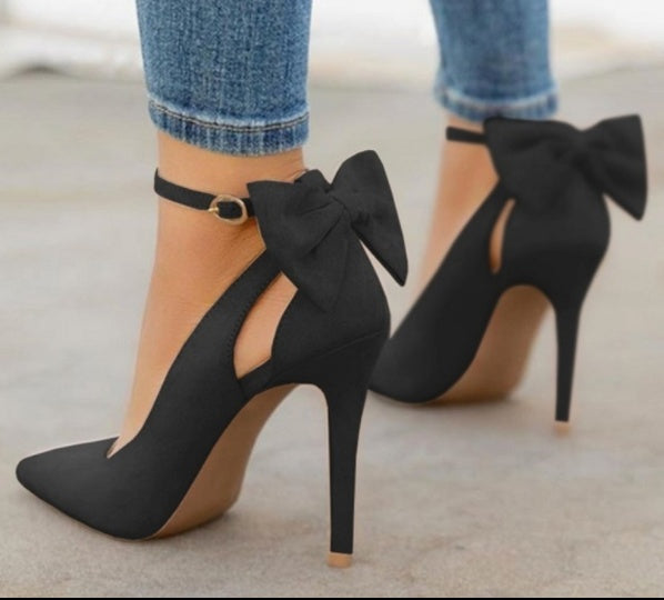 Accessories Bow Pointed Heels Fashique Lux