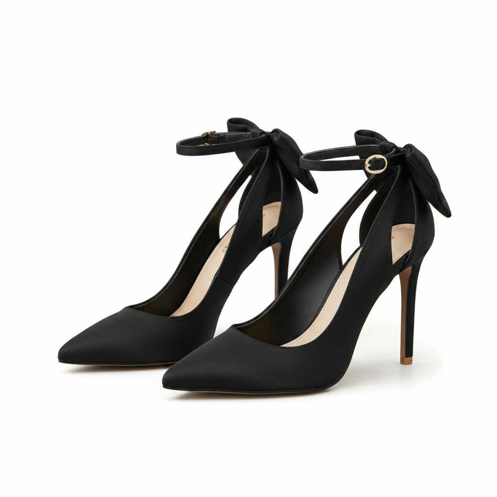 Accessories Bow Pointed Heels Fashique Lux