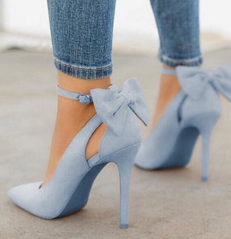 Accessories Bow Pointed Heels Fashique Lux