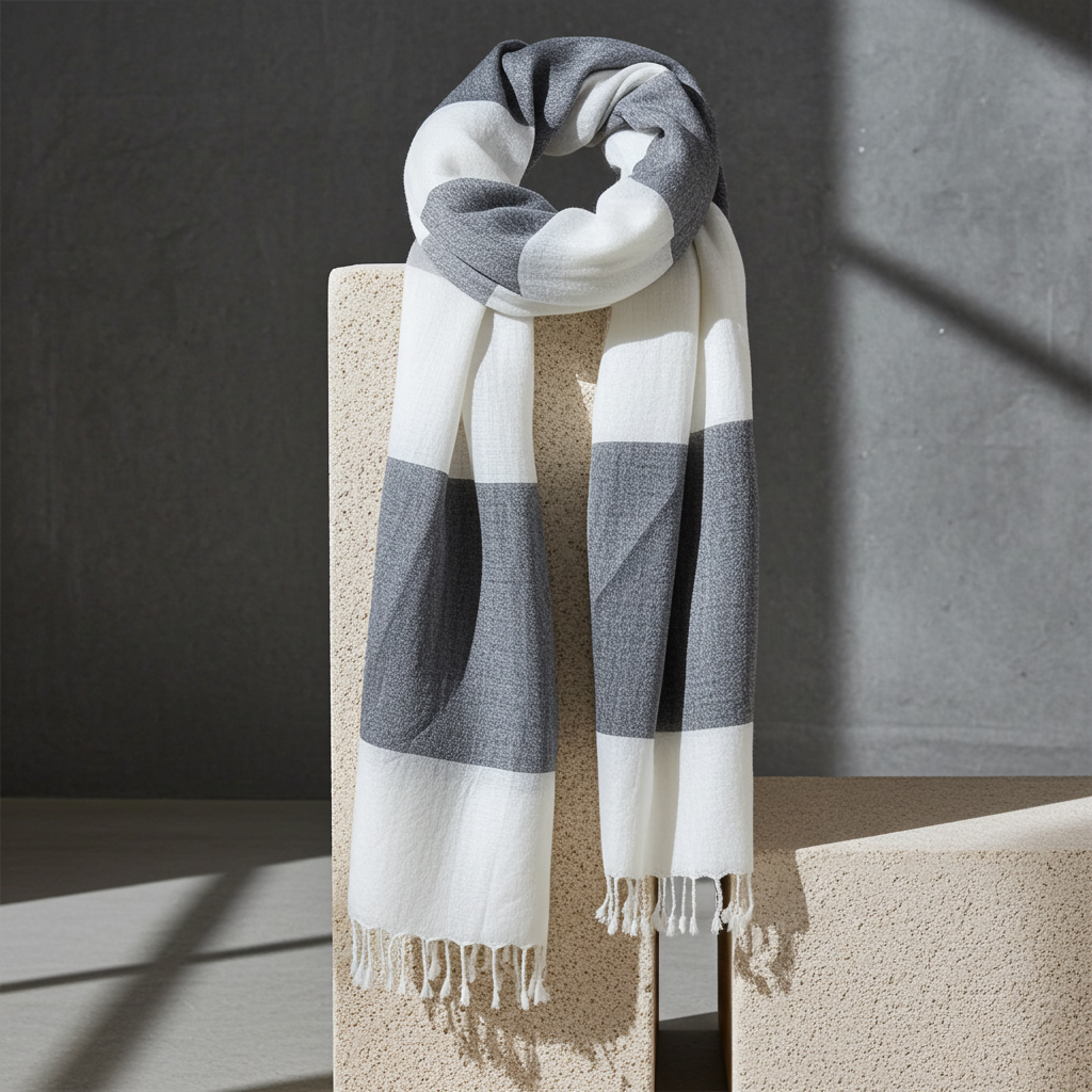 Scarves & Bandanas Bold Stripe Scarf Fashique Lux