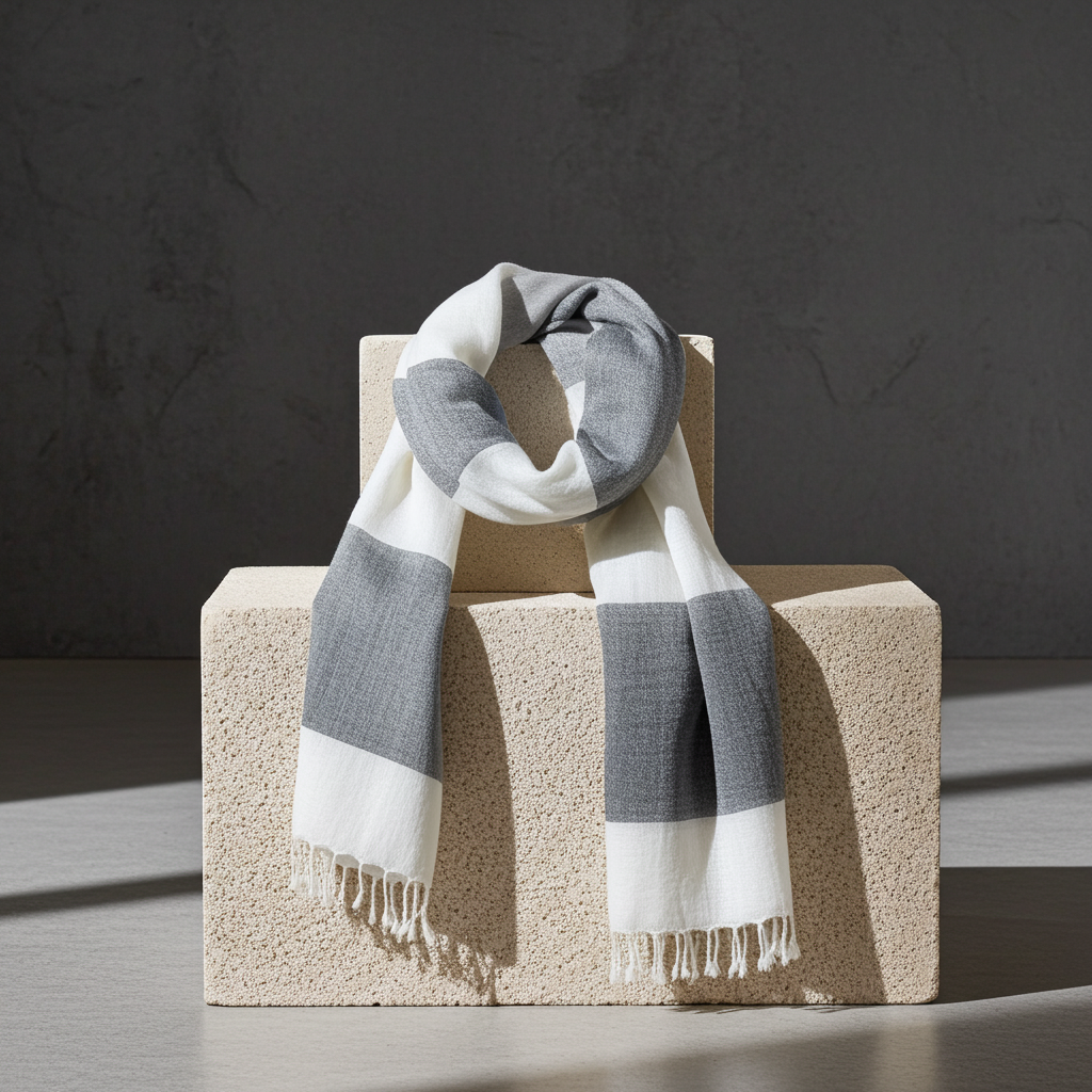 Scarves & Bandanas Bold Stripe Scarf Fashique Lux