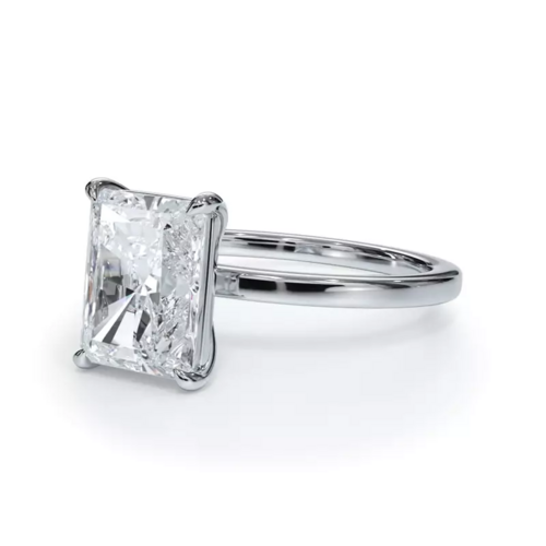 Rings Emerald Diamond Solitaire 3CTW Fashique Lux