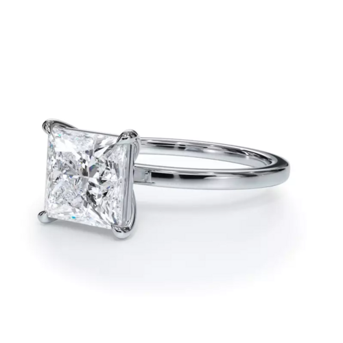Rings Princess Diamond Solitaire 3CTW Fashique Lux