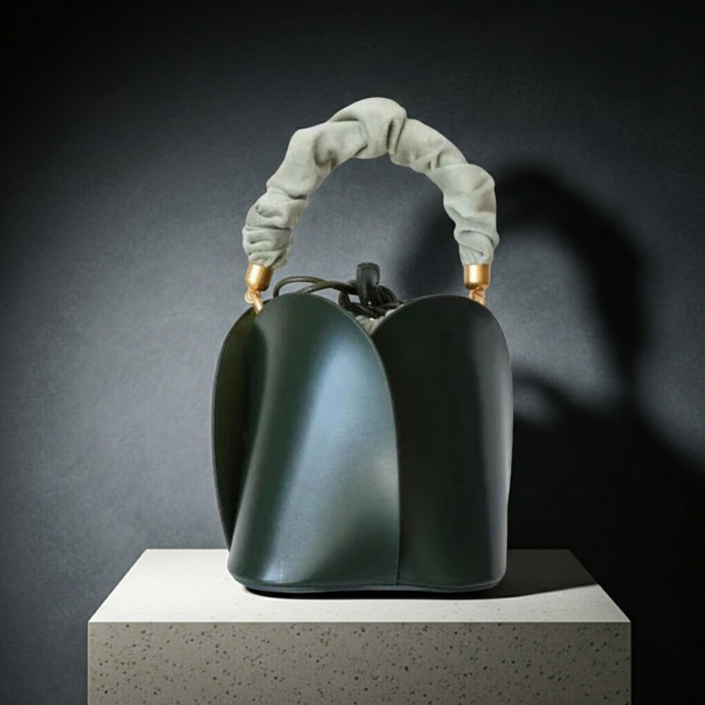 Handbags Leather Bucket Bag Fashique Lux