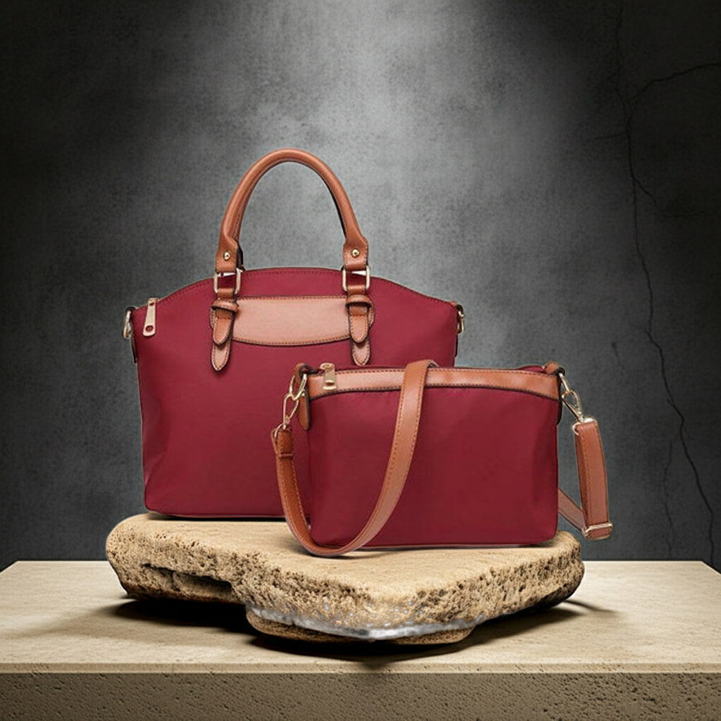 Handbags Nylon Two-Piece Fashique Lux