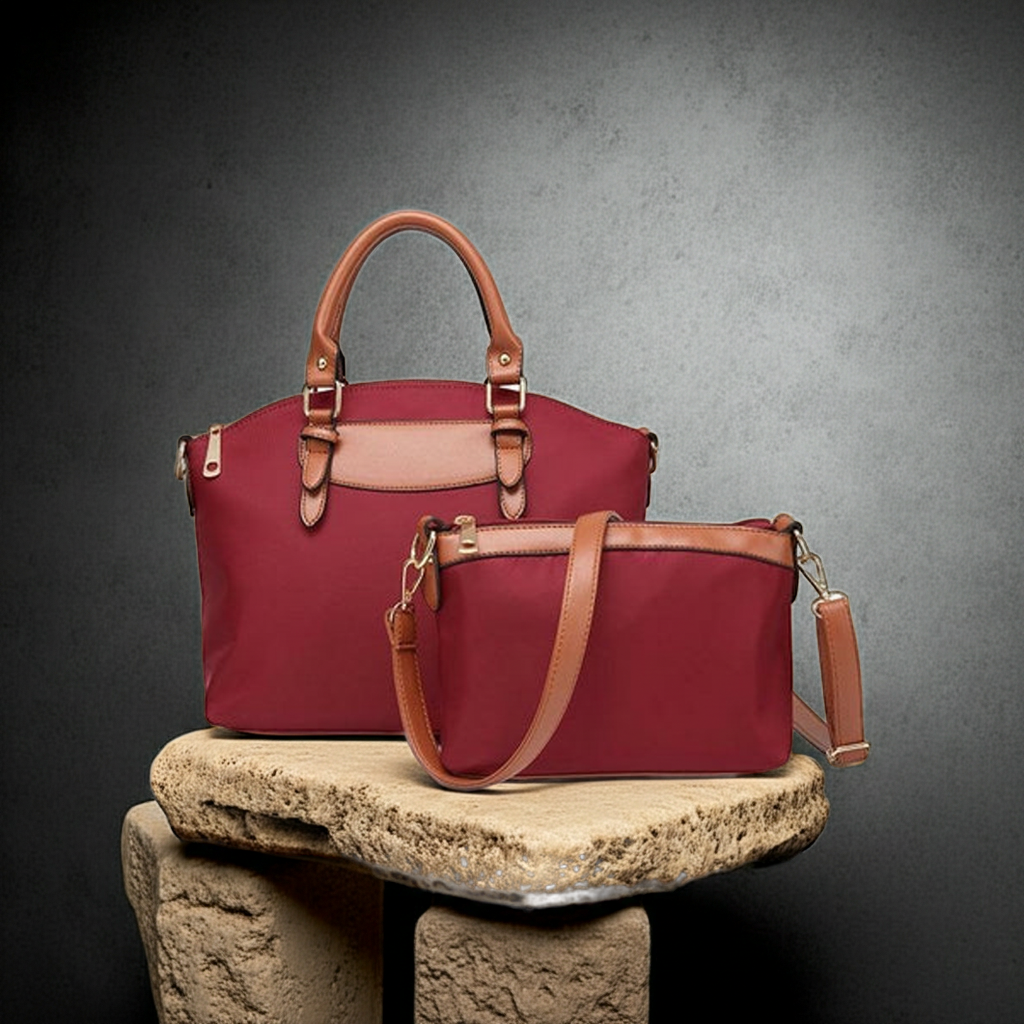 Handbags Nylon Two-Piece Fashique Lux