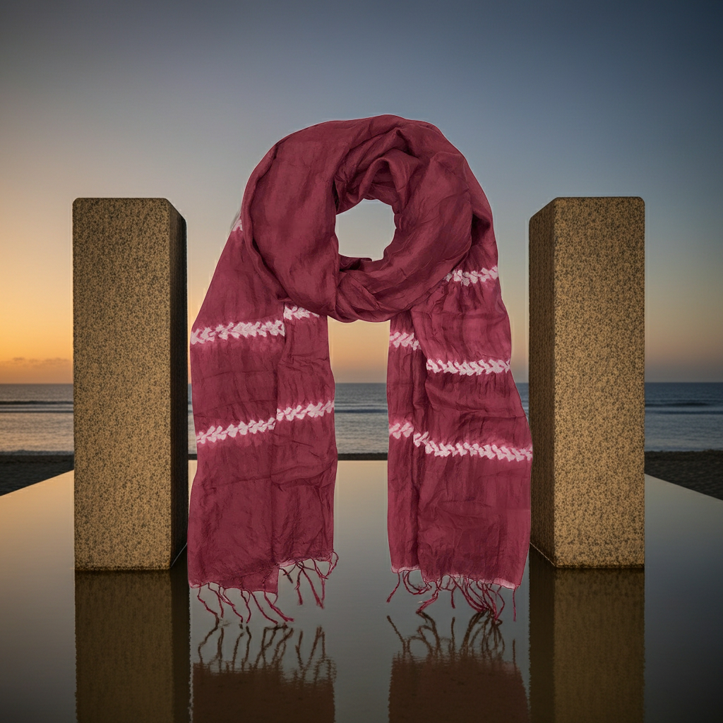 Scarves & Bandanas Silk Tie Scarf Fashique Lux