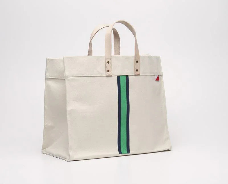 Handbags Striped Canvas Tote Fashique Lux