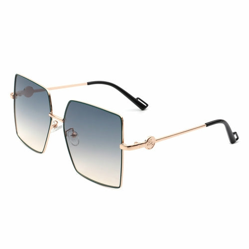 Sunglasses Gradient Green Flat Top Sunglasses Fashique Lux