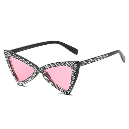Sunglasses Pink Cat Eye Sunglasses Fashique Lux