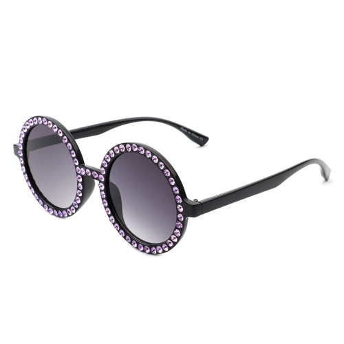 Sunglasses Light Purple Rhinestone Sunglasses Fashique Lux