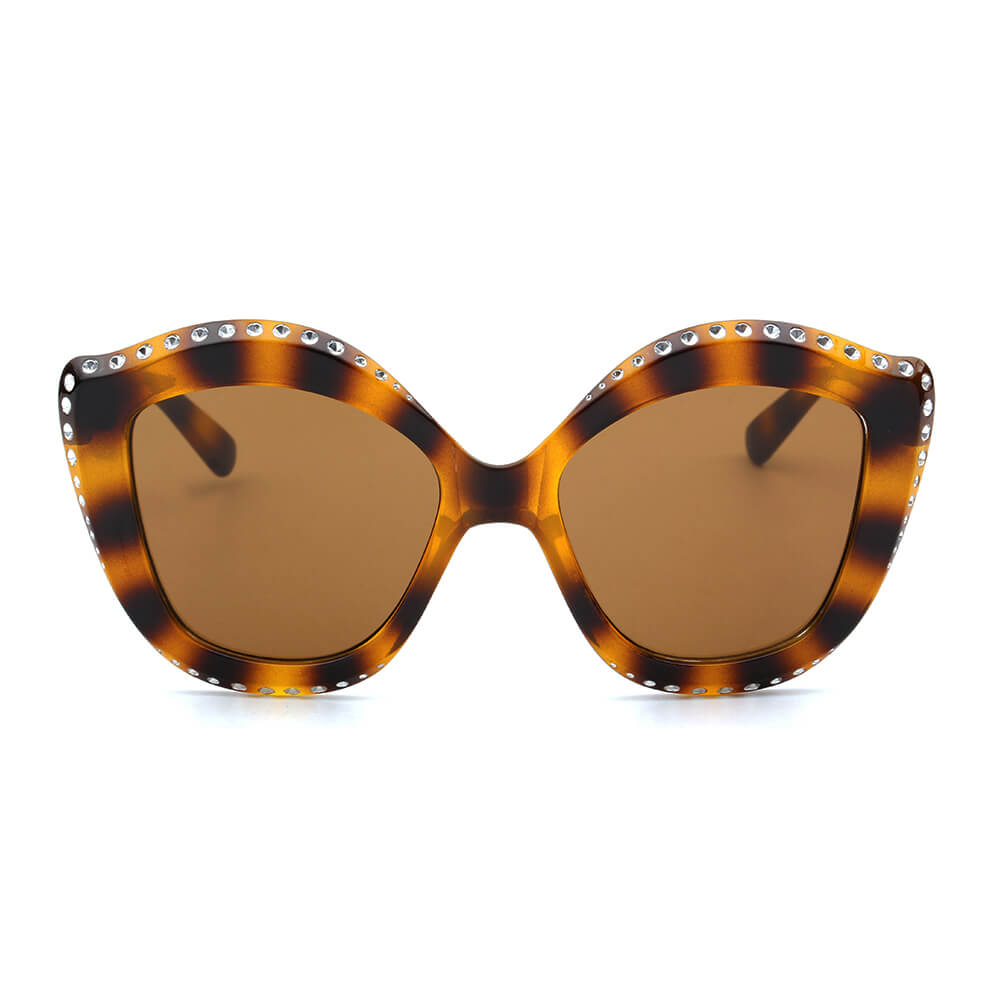 Sunglasses Round Cat Eye Fashique Lux