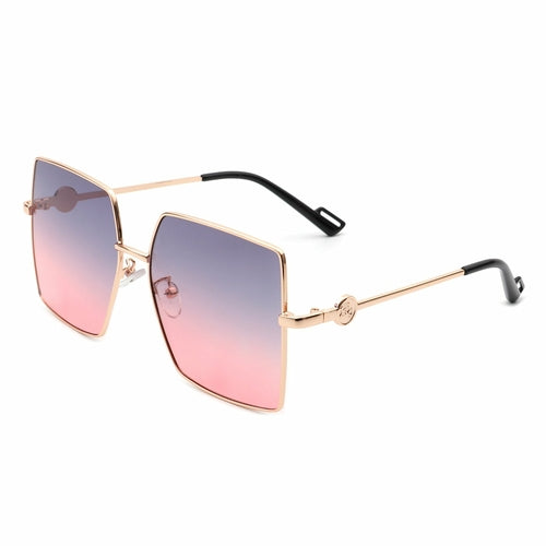 Sunglasses Pink Flat Top Sunglasses Fashique Lux