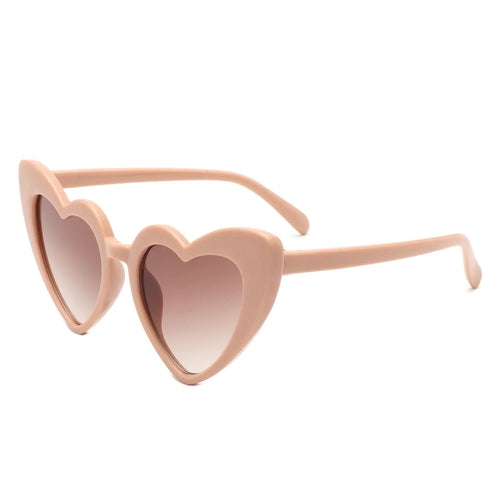 Sunglasses Brown Kids Heart Sunglasses Fashique Lux