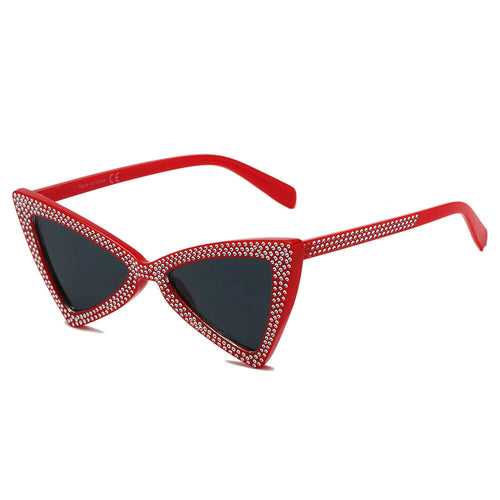 Sunglasses Red Cat Eye Sunglasses Fashique Lux