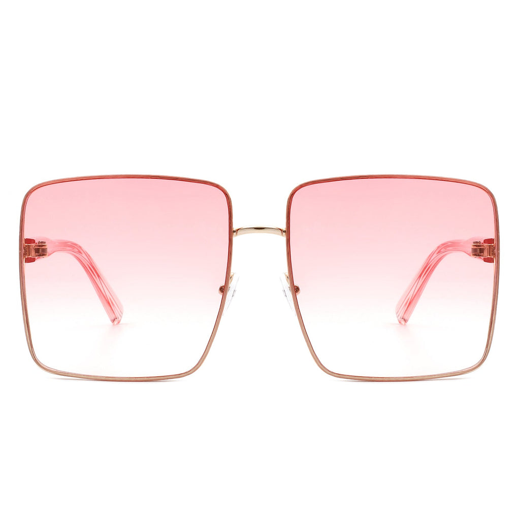 Sunglasses Tinted Square Sunglasses Fashique Lux