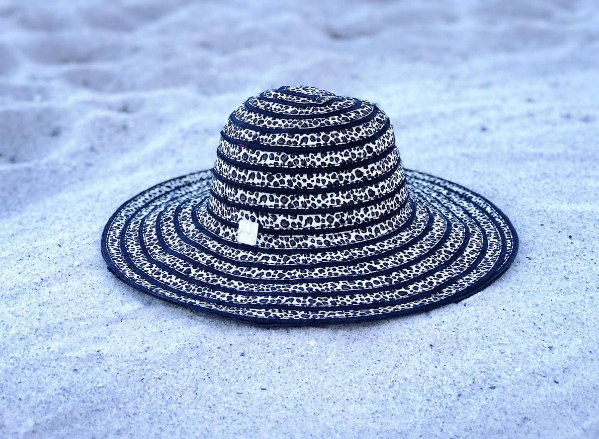 Accessories Leopard Ribbon Hat Fashique Lux