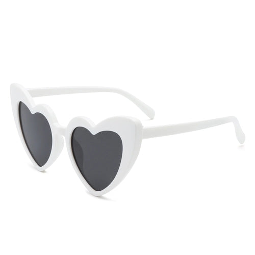 Sunglasses White Kids Heart Sunglasses Fashique Lux