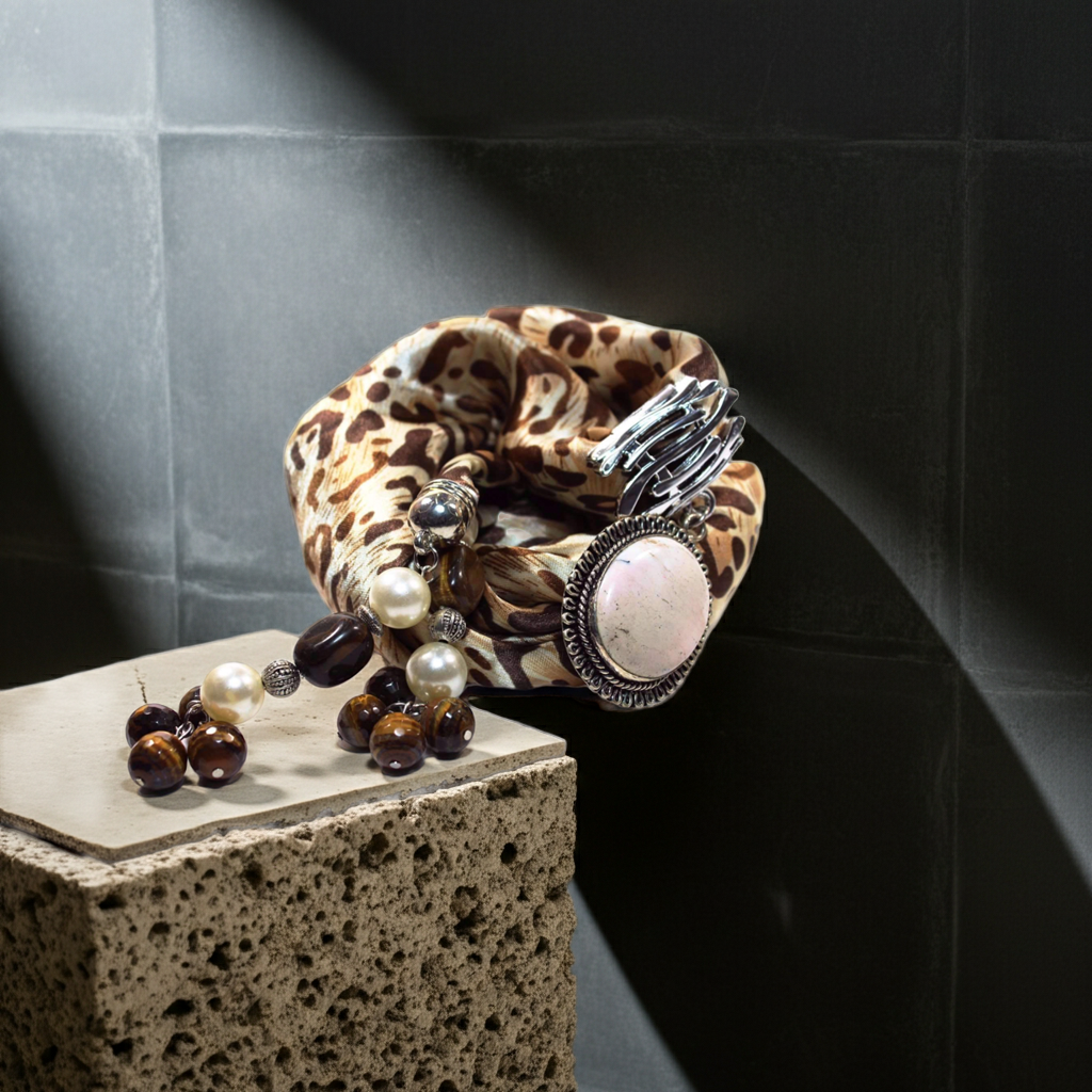 Scarves & Bandanas Animal Pendant Scarf Fashique Lux