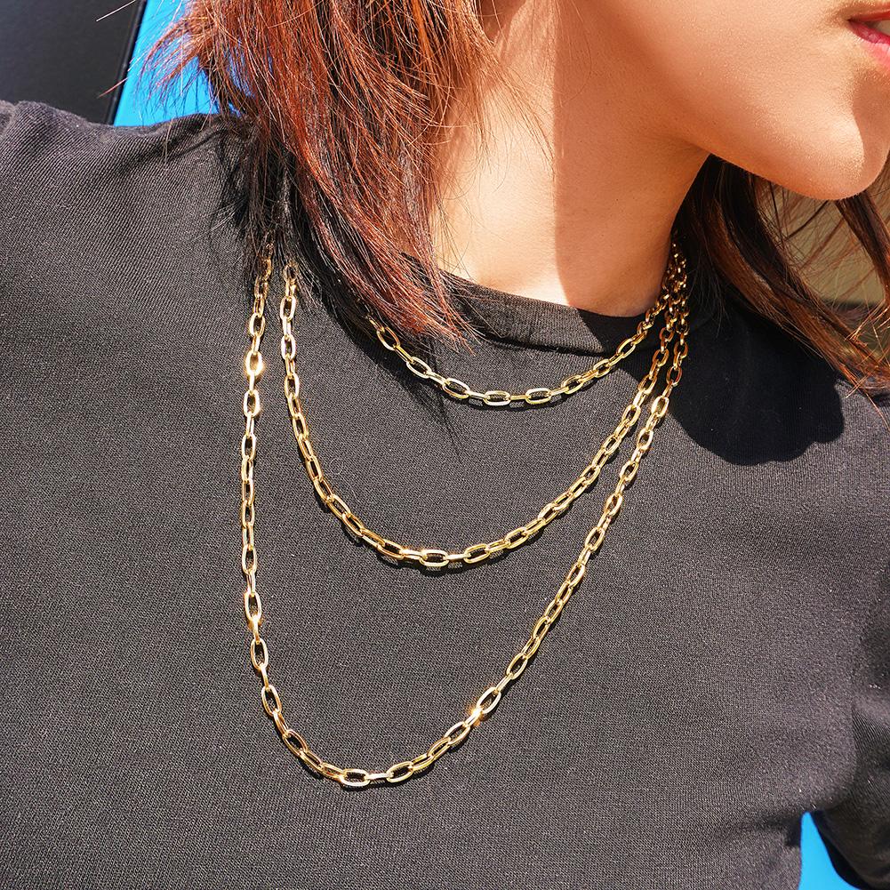 Jewelry & Watches Chain Link Necklace Fashique Lux