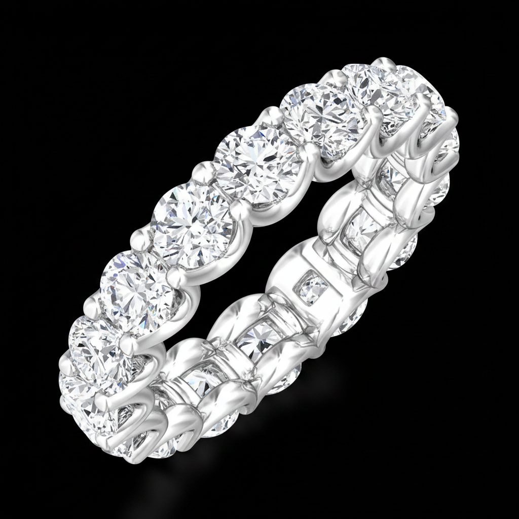 Rings Diamond Eternity Band Fashique Lux