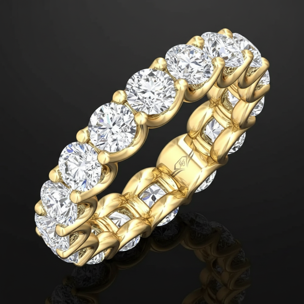 Rings Diamond Eternity Band Fashique Lux