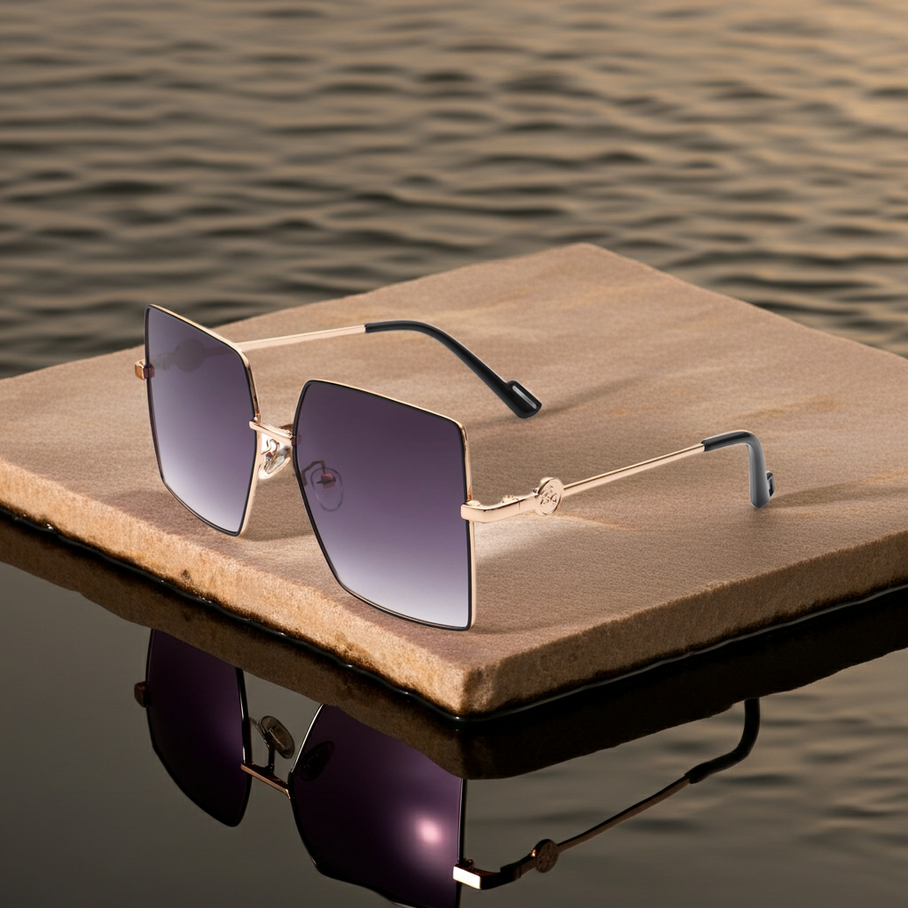 Sunglasses Flat Top Sunglasses Fashique Lux