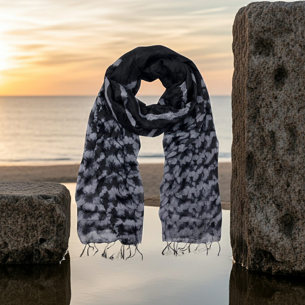 Scarves & Bandanas Silk Tie Scarf Fashique Lux