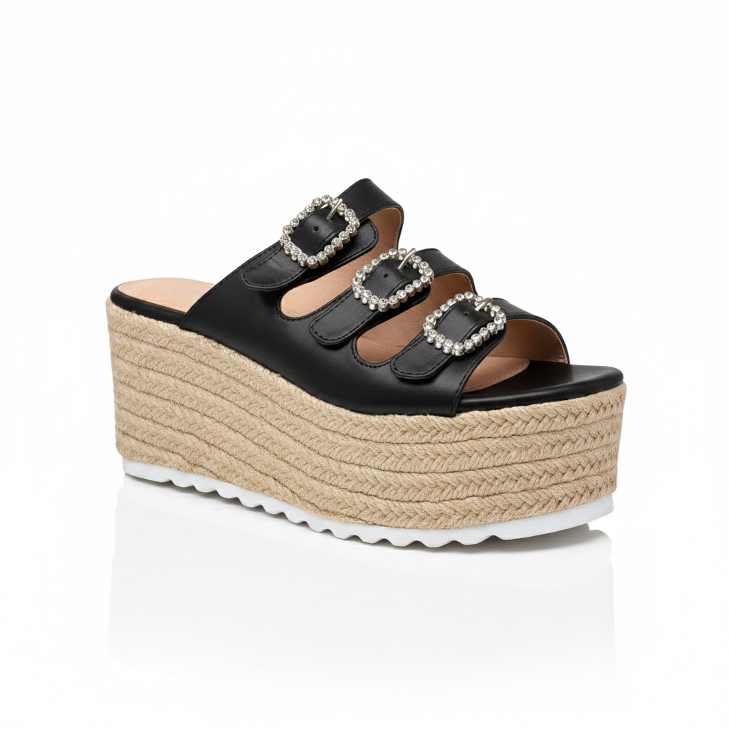 Sandals Espadrille Wedges Fashique Lux