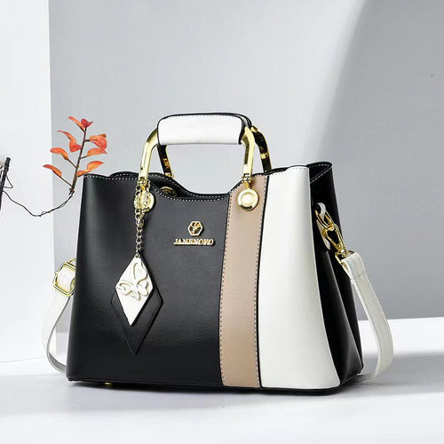 Handbags S Black spell white 3-Way Crossbody Fashique Lux