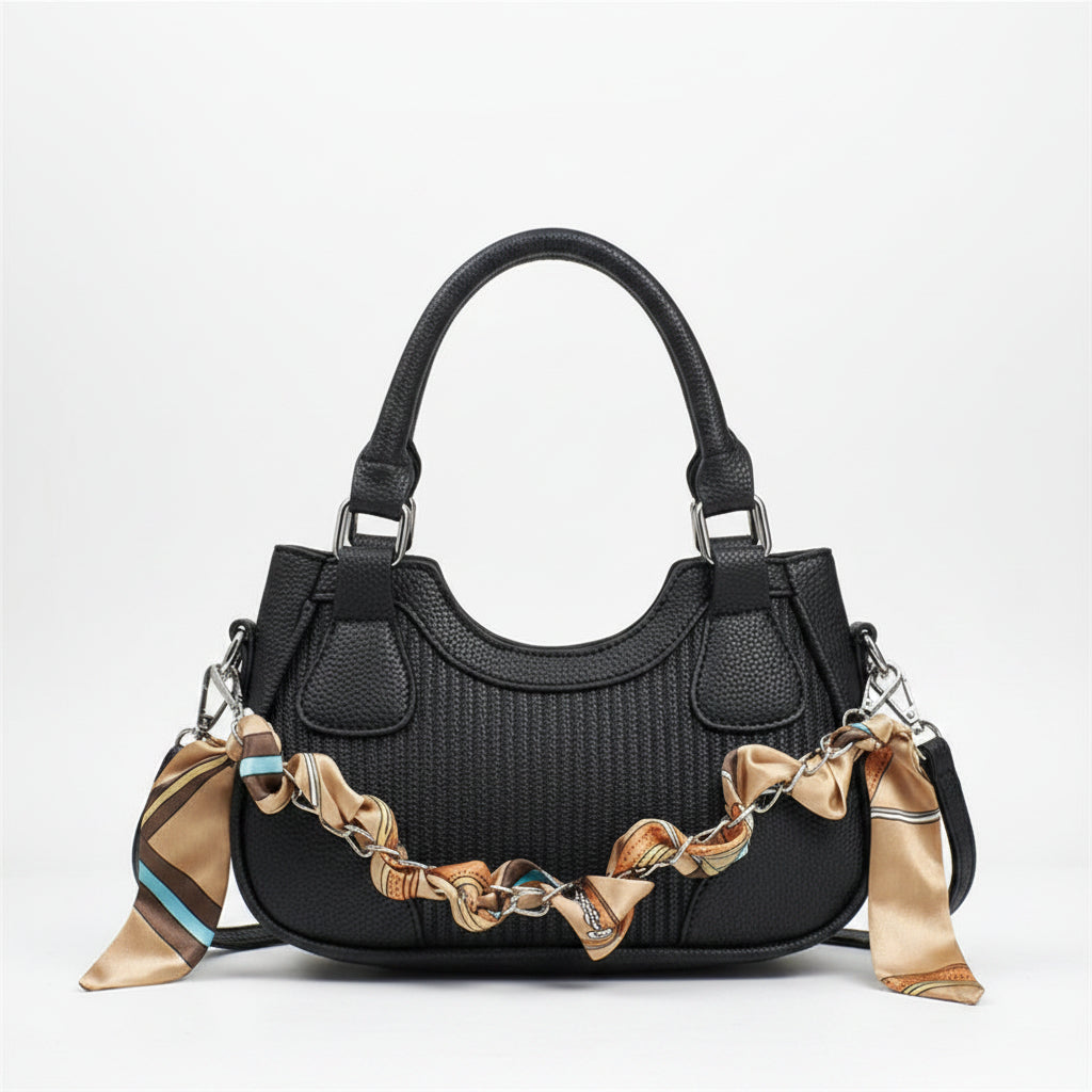 Handbags Black No specifications Braided Chain Crossbody Fashique Lux