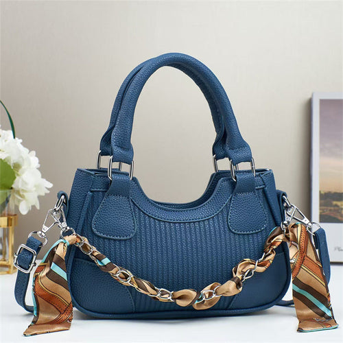 Handbags Blue No specifications Braided Chain Crossbody Fashique Lux