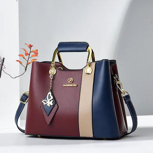 Handbags S Red spell blue 3-Way Crossbody Fashique Lux