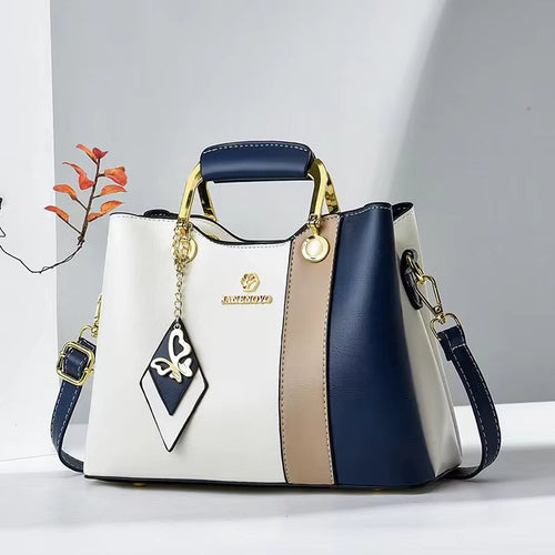 Handbags S White spell Blue 3-Way Crossbody Fashique Lux