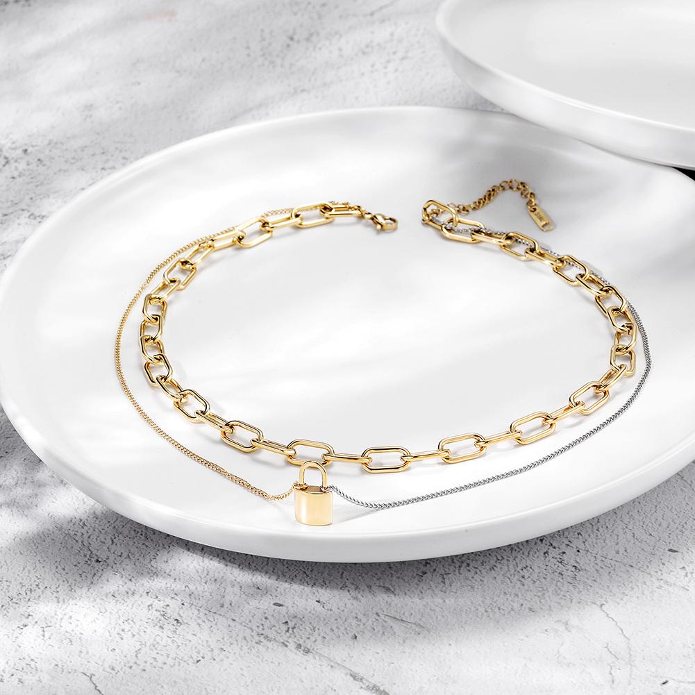 Jewelry & Watches Lock Pendant Necklace Fashique Lux