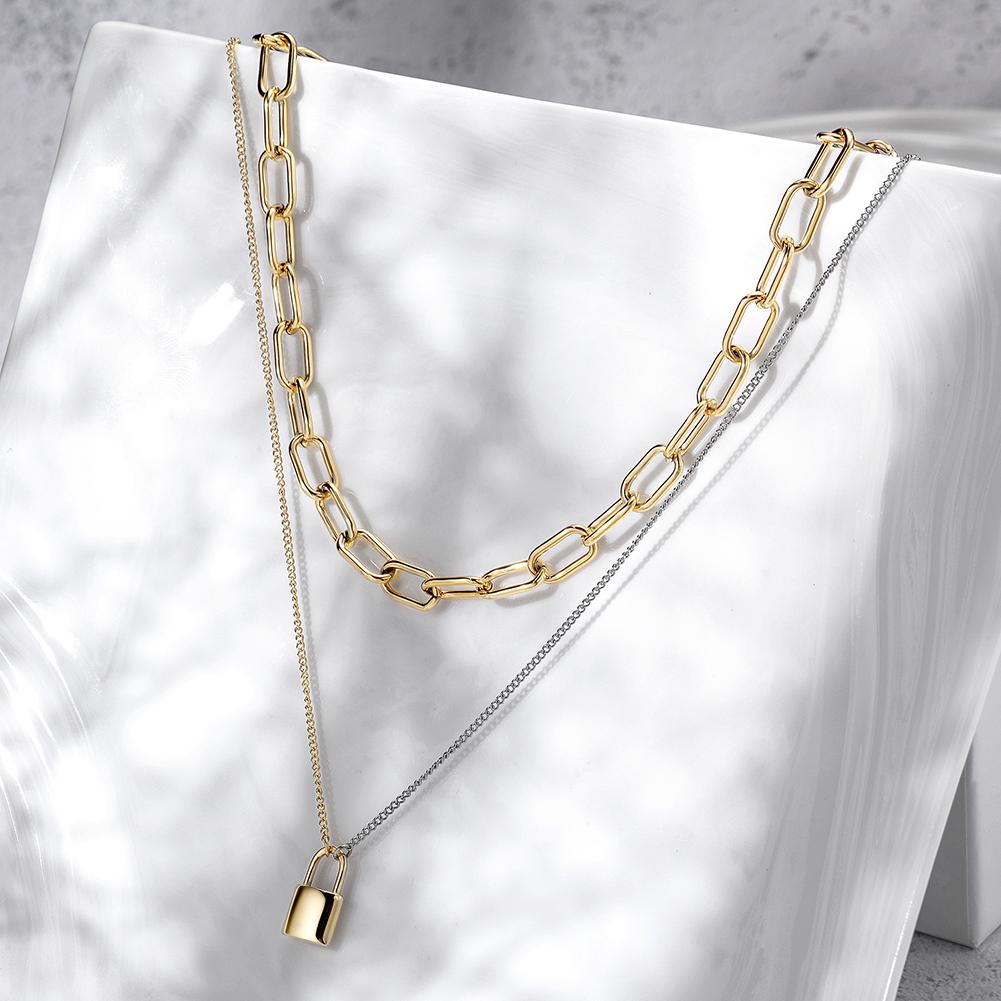 Jewelry & Watches Lock Pendant Necklace Fashique Lux