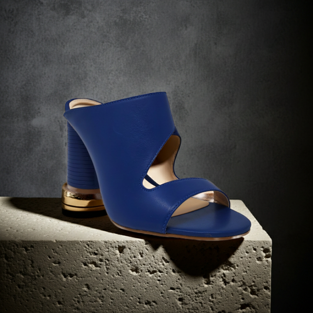 Heels Open Mule Heels Fashique Lux