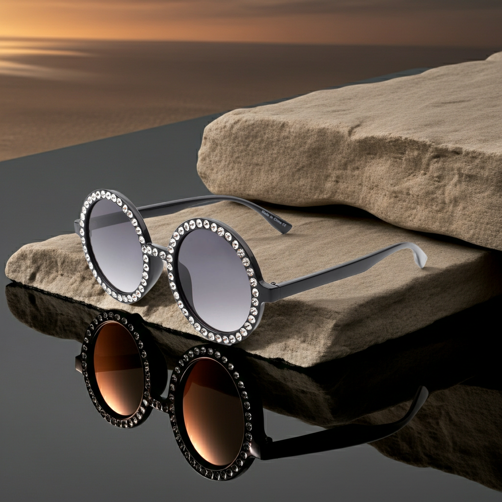 Sunglasses Rhinestone Sunglasses Fashique Lux