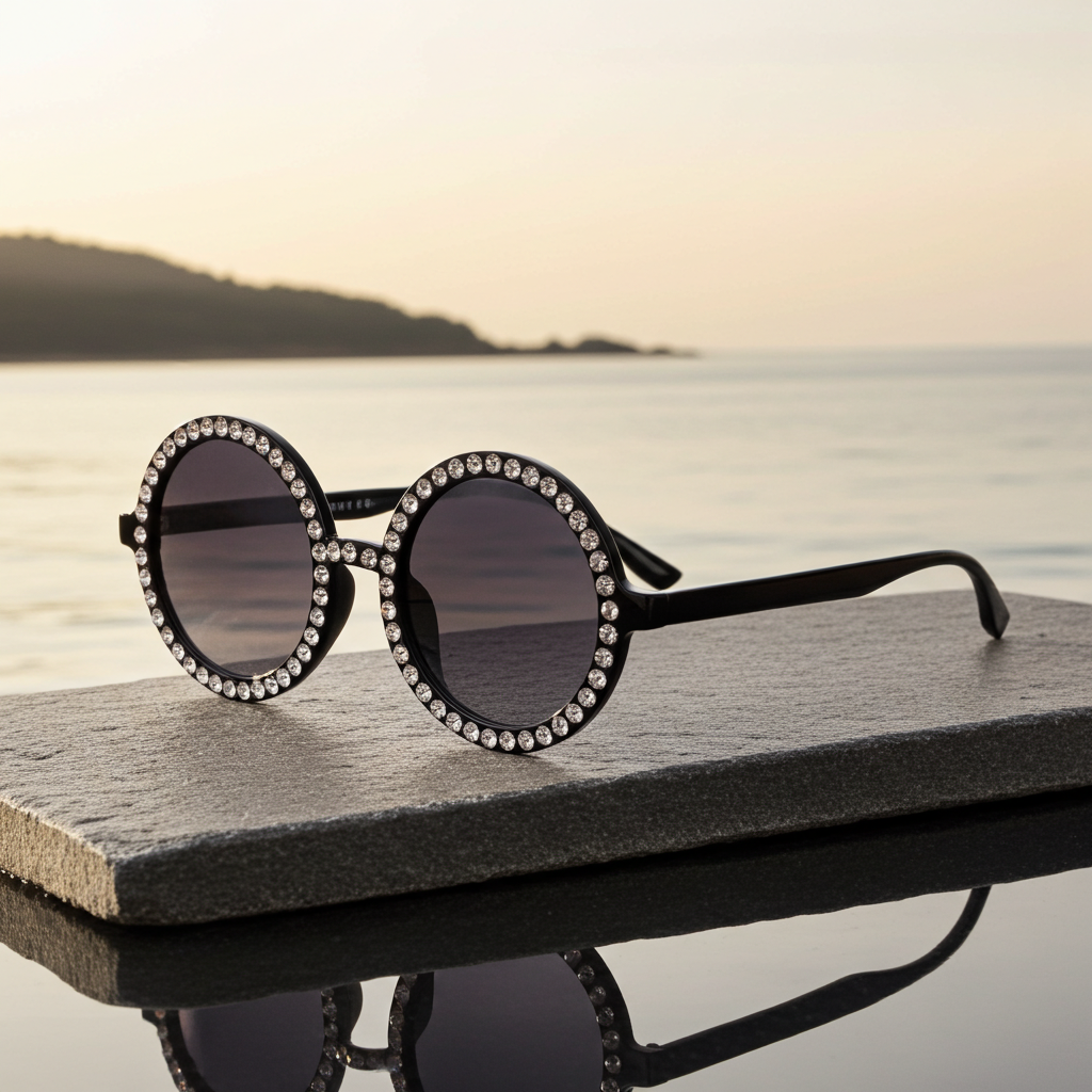 Sunglasses Rhinestone Sunglasses Fashique Lux