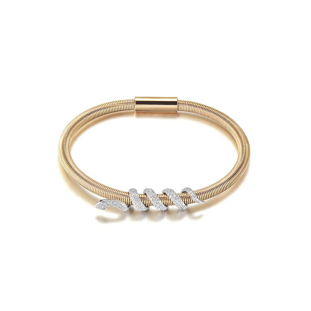 Jewelry & Watches Snake Coiled Bangle Fashique Lux