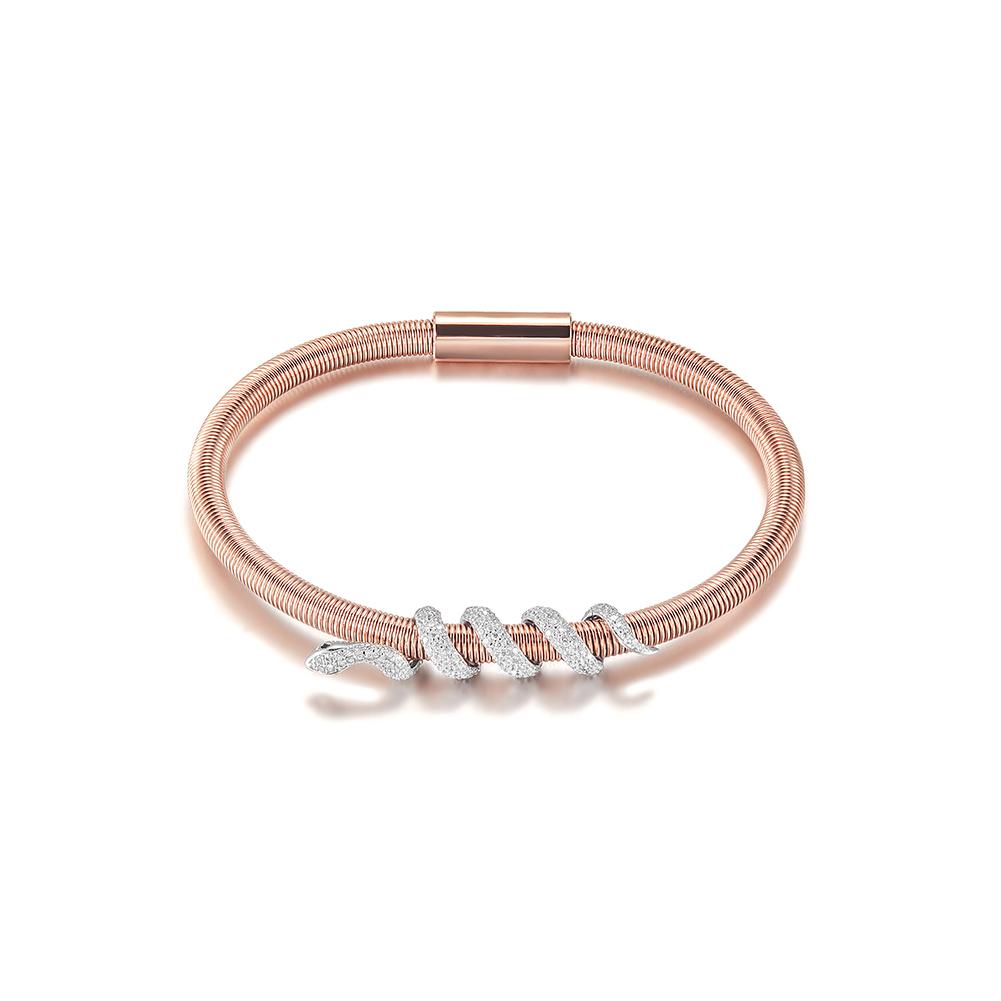 Jewelry & Watches Snake Coiled Bangle Fashique Lux