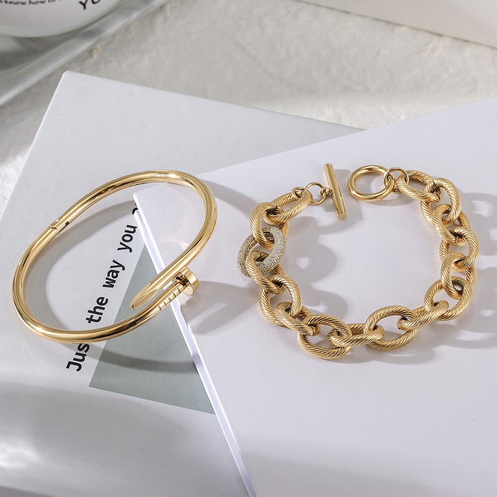 Jewelry & Watches Bangle & CZ Set Fashique Lux