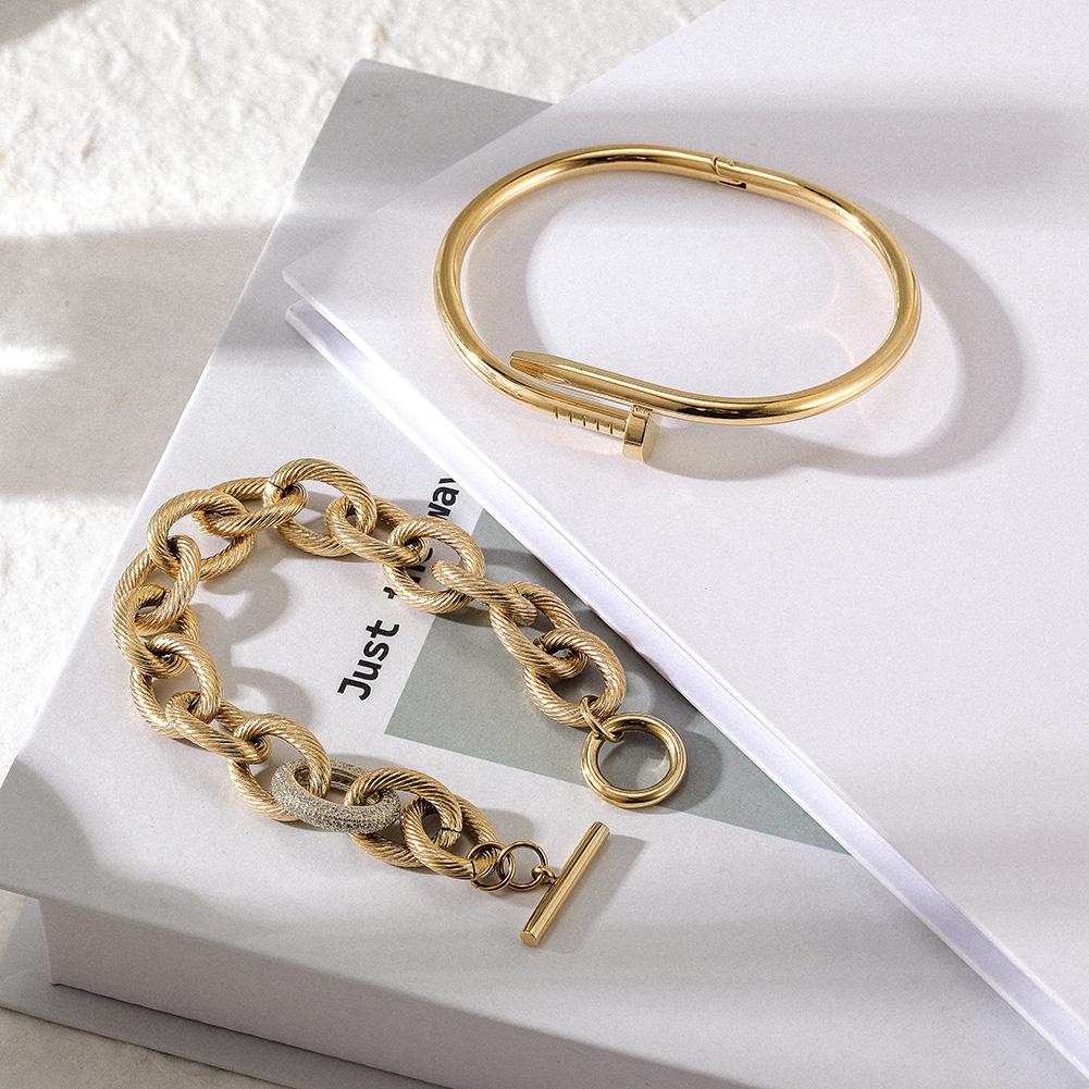 Jewelry & Watches Bangle & CZ Set Fashique Lux
