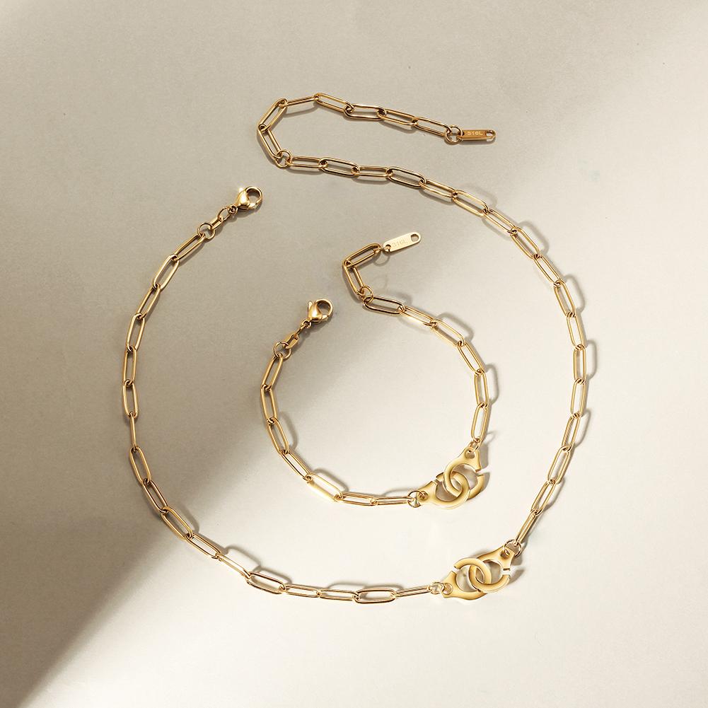 Jewelry & Watches Paper Clip Bracelet Fashique Lux