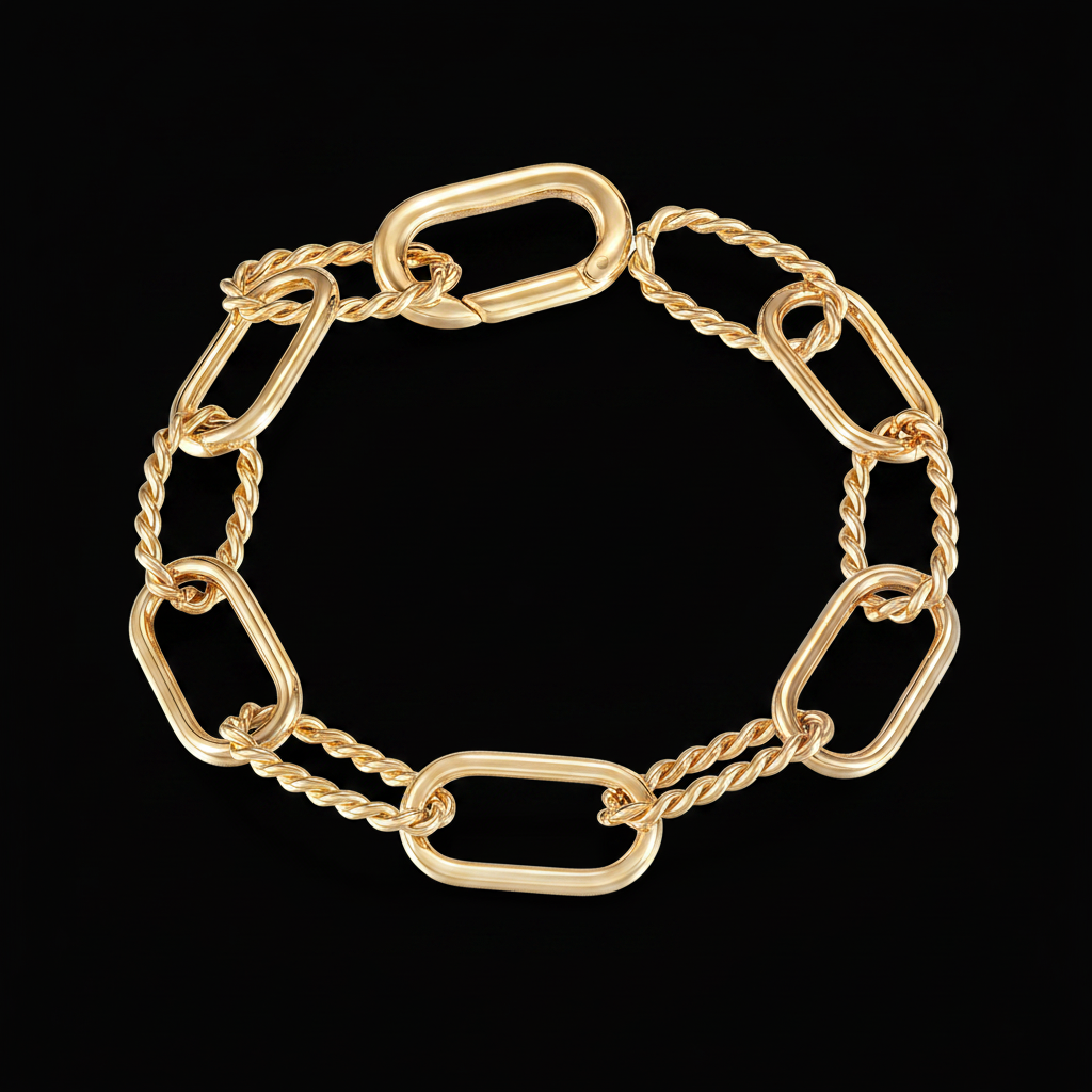 Jewelry & Watches Threader Link Bracelet Fashique Lux