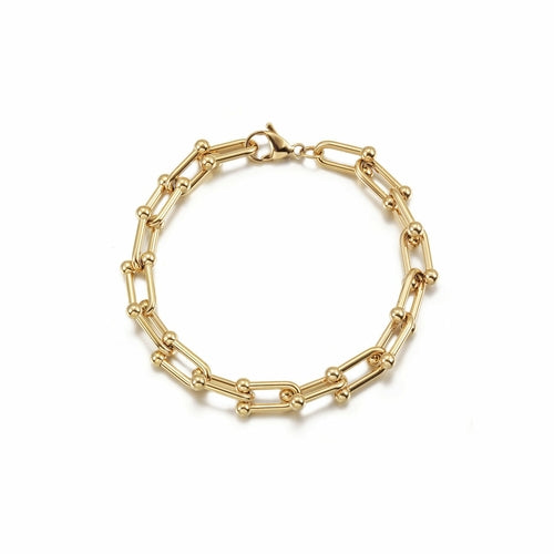 Jewelry & Watches Gold Cheval Link Bracelet Fashique Lux