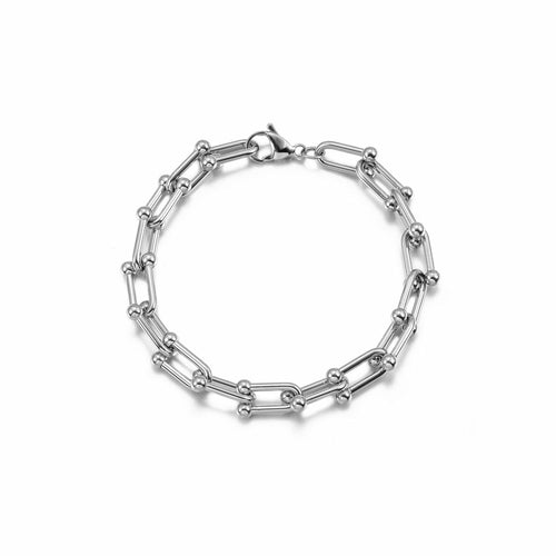 Jewelry & Watches Silver Cheval Link Bracelet Fashique Lux